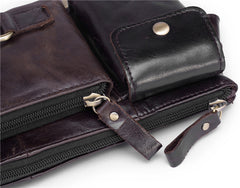 Cool LEATHER MENS BELT BAG FANNY BACK WAIST BAGs FANNY BAGS FOR MEN - iwalletsmen