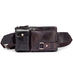 Cool LEATHER MENS BELT BAG FANNY BACK WAIST BAGs FANNY BAGS FOR MEN - iwalletsmen