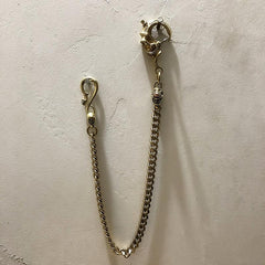 Solid Brass Cool Punk Rock Skull Wallet Chain Biker Trucker Wallet Chain Trucker Wallet Chain for Men