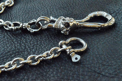 Wallet Chains With A Skull Clasp – SS Biker / Rock Star Rings