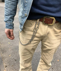 Solid Stainless Steel Cool Punk Rock Wallet Chain Biker Trucker Wallet Chain Trucker Wallet Chain for Men