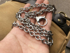 Solid Stainless Steel Cool Punk Rock Wallet Chain Biker Trucker Wallet Chain Trucker Wallet Chain for Men