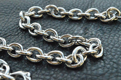 Solid Stainless Steel Cool Punk Rock Wallet Chain Biker Trucker Wallet Chain Trucker Wallet Chain for Men