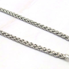 Solid Stainless Steel 18''Long SilverKey Chain Wallet Chain Pants Chain For Men - iwalletsmen