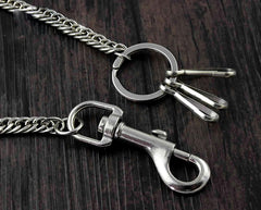 Solid Stainless Steel Wallet Chain Cool Punk Rock Biker Trucker Wallet Chain Trucker Wallet Chain for Men