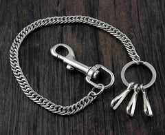 Solid Stainless Steel Wallet Chain Cool Punk Rock Biker Trucker Wallet Chain Trucker Wallet Chain for Men