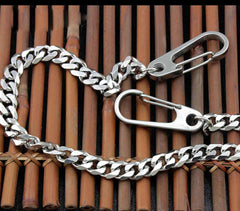 Solid Stainless Steel Wallet Chain Cool Punk Rock Biker Trucker Wallet Chain Trucker Wallet Chain for Men