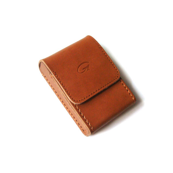 Cool Handmade Brown Leather Mens Cigarette Case with Belt Loop for Men - iwalletsmen