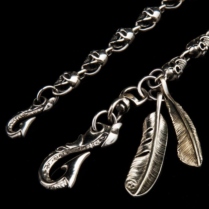 Skull Wallet Chain Gold Wallet Chain Brass Wallet Chain
