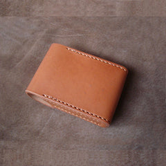 Cool Brown Leather Mens Cigarette Case Cigarette Holder Case for Men - iwalletsmen