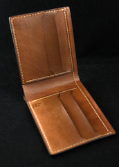 Handmade Leather Tooled Assassins Creed Mens billfold Wallet Cool Leather Wallet Slim Wallet for Men