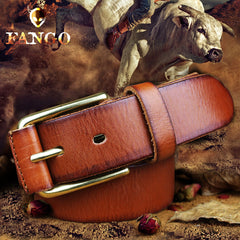 Handmade Genuine Leather Mens Leather Men Brown Black Belt for Men Cool Leather Belt