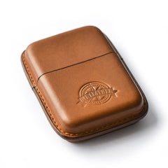 Cool Green Leather Mens 14pcs Cigarette Holder Case Cool Custom Cigarette Case for Men - iwalletsmen