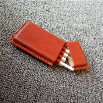 Cute Leather Womens 10pcs Cigarette Holder Case Vintage Custom Cigarette Case for Women - iwalletsmen