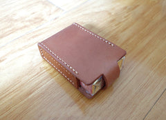 Cool Handmade Brown Leather Mens Cigarette Case for Men - iwalletsmen