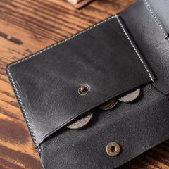 Handmade Leather Mens Cool Wallet Men Slim Wallets Front Pocket Wallet for Men