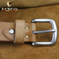 Genuine Leather Mens Leather Men Brown Black Belt for Men Cool Leather Belt