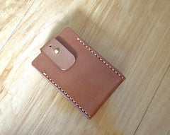 Cool Handmade Brown Leather Mens Cigarette Case for Men - iwalletsmen