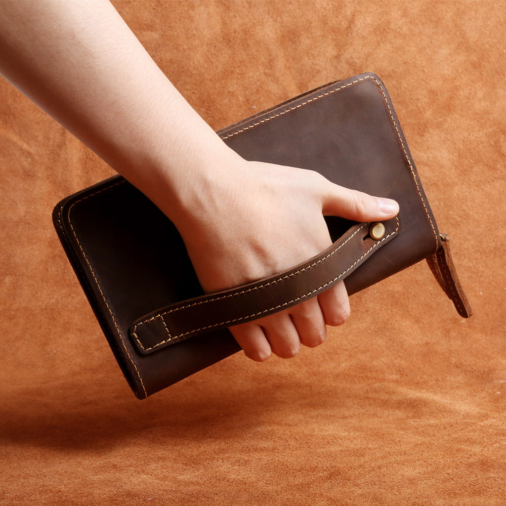 Men's Cool Long Leather Wallet
