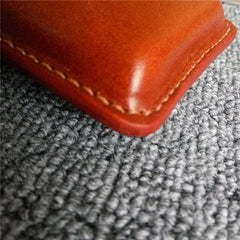 Cool Leather Mens 20pcs Cigarette Holder Case Vintage Custom Cigarette Case for Men - iwalletsmen