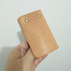 [On Sale] Handmade Mens Leather Biker Key Wallets Cool Small Key Wallets Key Holder - iwalletsmen