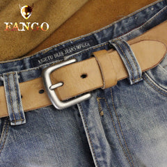 Genuine Leather Mens Leather Men Brown Black Belt for Men Cool Leather Belt