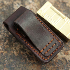 Cool Mens Leather Dunhill Rollagas Lighter Case with Loop Dunhill lighter Holder with clips - iwalletsmen