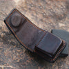 Cool Mens Leather Zippo Lighter Cases with Loop Zippo lighter Holder with clips - iwalletsmen
