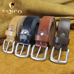 Genuine Leather Mens Leather Men Brown Black Belt for Men Cool Leather Belt