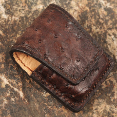 Cool Mens Leather Zippo Lighter Cases with Loop Zippo lighter Holders with clips - iwalletsmen