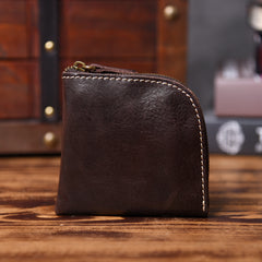 Handmade Leather Mens Cool Wallet Men Slim Wallets Front Pocket Wallet for Men