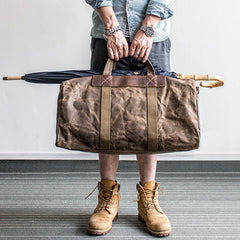Canvas Mens Cool Weekender Bag Travel Bag Duffle Bags Overnight Bag Holdall Bag for men - iwalletsmen