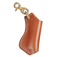 Cool Mens Leather disposable Lighter Case with Loop lighter Holder with clips - iwalletsmen