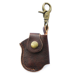 Cool Mens Leather Zippo Lighter Case Zippo lighter Holder with clip - iwalletsmen