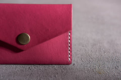 Handmade Leather Mens Cool billfold Wallet Card Holder Small Card Slim Wallets for Men - iwalletsmen