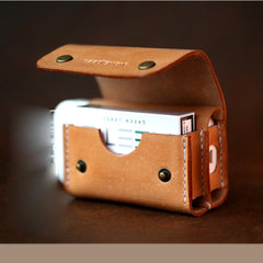 Cool Leather Mens IQOS Cigarette Case With Belt Loop IQOS Holder Belt Clip for Men - iwalletsmen
