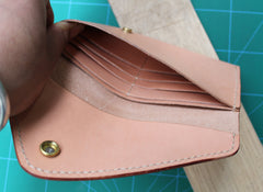 Handmade Leather Mens Envelope Long Wallet Cool Long Wallet for Men - iwalletsmen