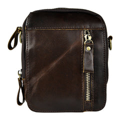 Leather Belt Pouch Mens Small Cases Waist Bag Hip Pack Belt Bag Fanny Pack Bumbag for Men
