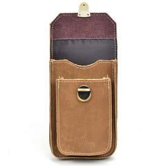 Leather Belt Pouch Mens Small Cases Waist Bag Hip Pack Belt Bag Fanny Pack Bumbag for Men