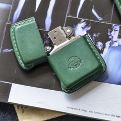 Cool Mens Leather Zippo Lighter Case Custom Zippo lighter Holder for Men - iwalletsmen