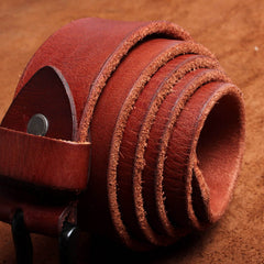 Genuine Leather Mens Leather Men Brown Black Belt for Men Cool Leather Belt