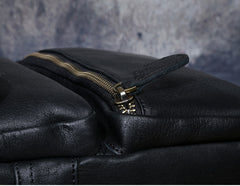 Genuine Leather Mens Cool Messenger Bag Chest Bag Bike Bag Cycling Bag for men