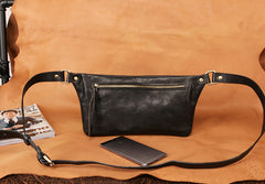 Leather Mens FANNY PACK MENS WAIST BAG HIP PACK BELT BAG FOR MEN - iwalletsmen