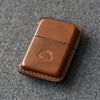 Cool Mens Leather Zippo Lighter Case Custom Zippo lighter Holder for Men - iwalletsmen