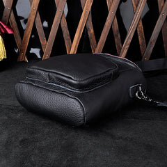 Leather Belt Pouch Mens Small Cases Waist Bag Hip Pack Belt Bag Fanny Pack Bumbag for Men