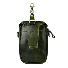 Leather Belt Pouch Mens Small Cases Waist Bag Hip Pack Belt Bag Fanny Pack Bumbag for Men