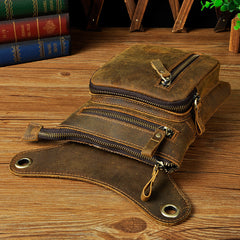 thigh purse holster Leather Drop Leg Bag Mens Leather Thigh Bag Left Leg Pack Motorcycle Thigh Bag Belt Pouch 