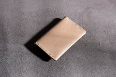 Handmade Leather Mens Cool billfold Wallet Card Holder Small Card Slim Wallets for Men - iwalletsmen
