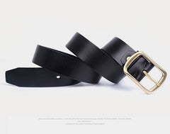 Genuine Leather Mens Leather Men Brown Black Belt for Men Cool Leather Belt