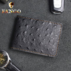 Leather Bifold Wallet With ID Window Slim Wallet With ID Window Mens Wallet With ID Window